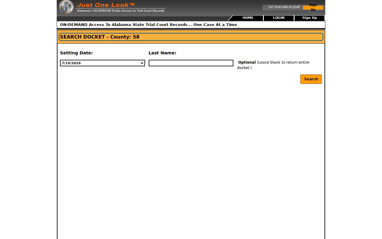 Perry County court dockets setting-date search