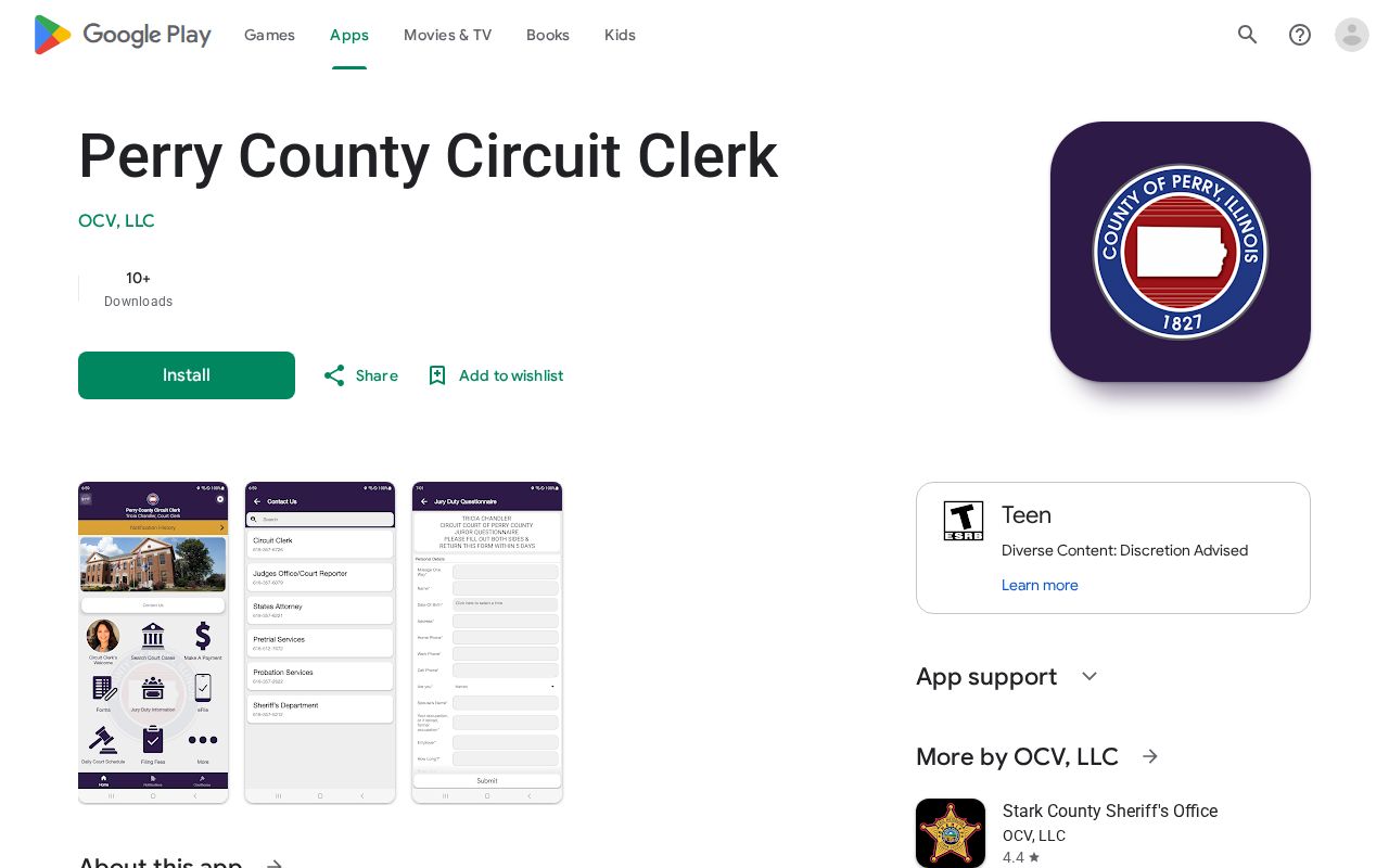 Perry County court dockets Circuit Clerk mobile app