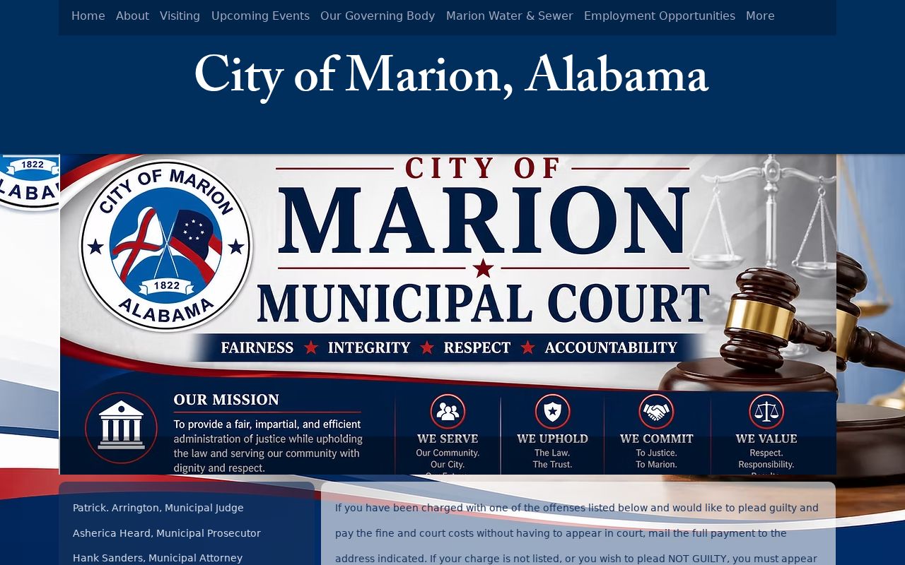 Perry County court records at Marion Municipal Court